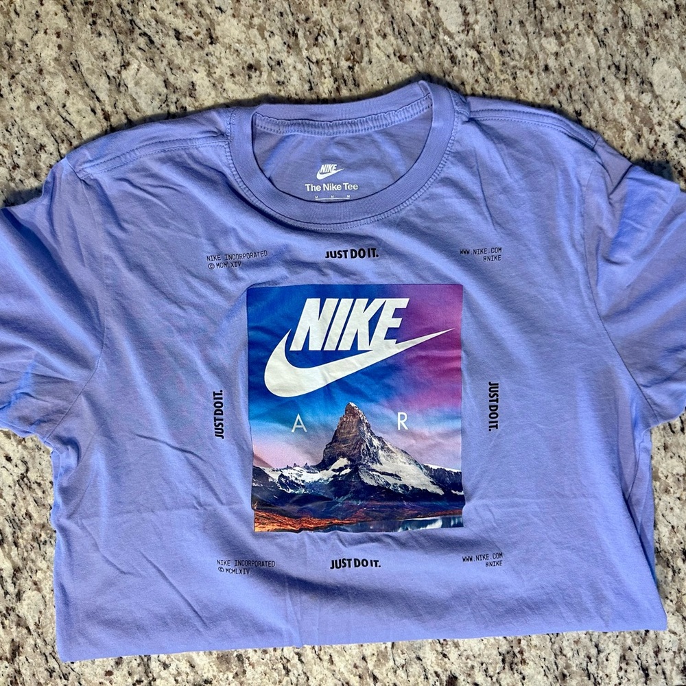 Nike Air Purple Graphic T-Shirt